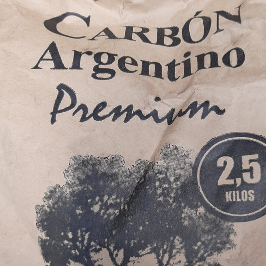 Carbón argentino de quebracho ( 2,5 Kg)